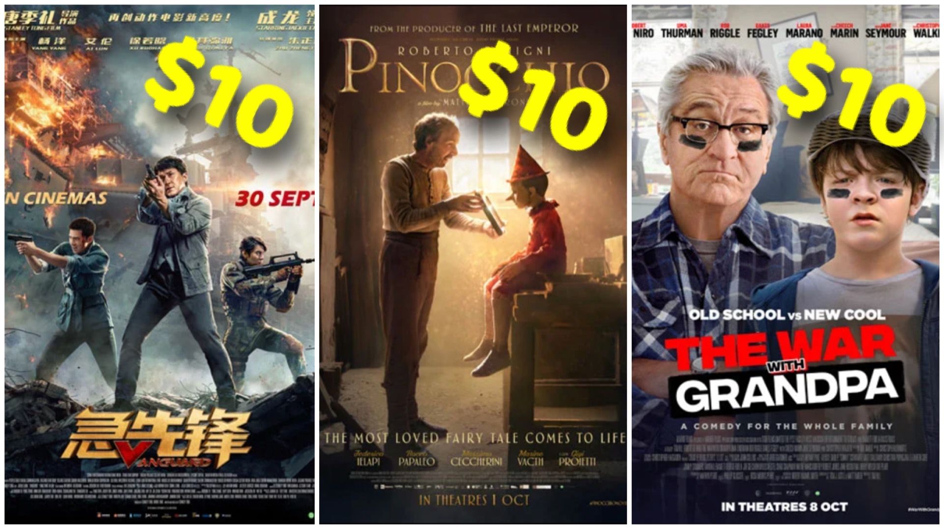 Wah! 10.10 Movie Deal: Weekend Shows At Golden Village For Only $10!