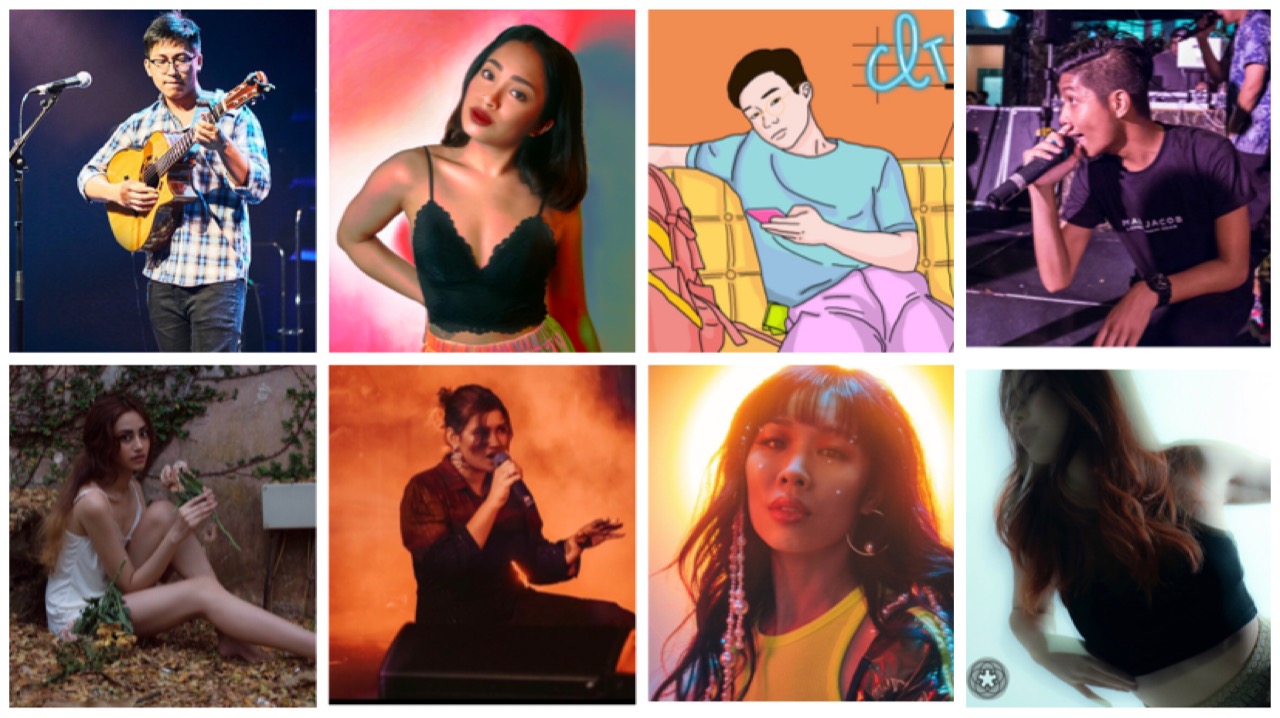 Clockwise (from L to R): Thaddeus Lin, Tiara Amelia, CLT, Hairi Eyes, Khally, Sarah X. Miracle, Zalelo, Naomi G