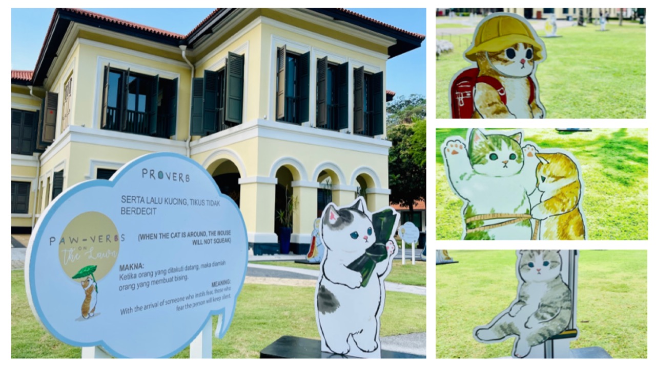 Get your culture and kawaii fix at "Paw-verbs on the Lawn", which will be open to the public until 30 May 2021.