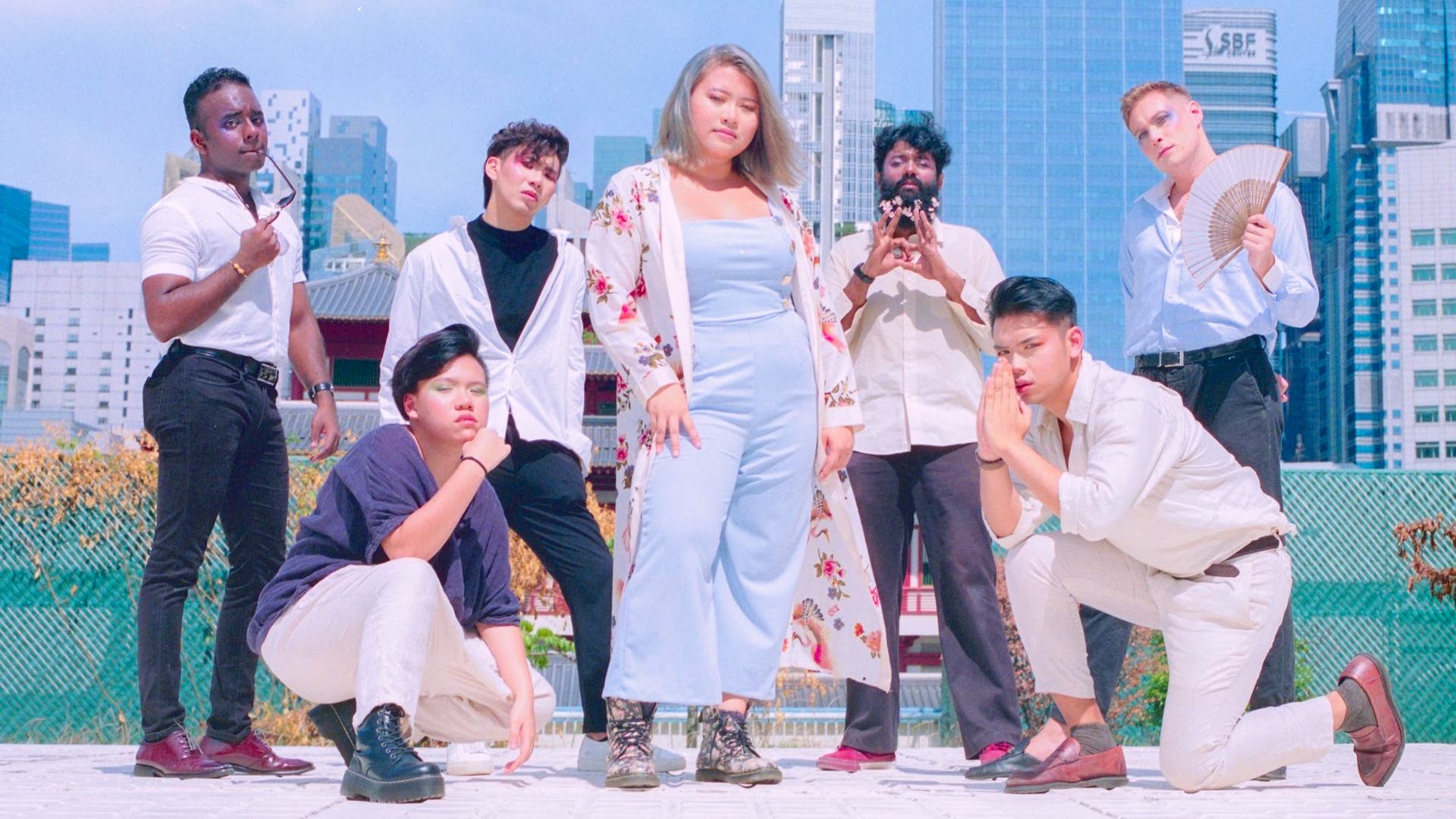 According to Kyla T (centre), "Pretty Boys" are "definitions of playboys/girls who utilise love for their own personal gains in a selfish way, and end up hurting the other party."