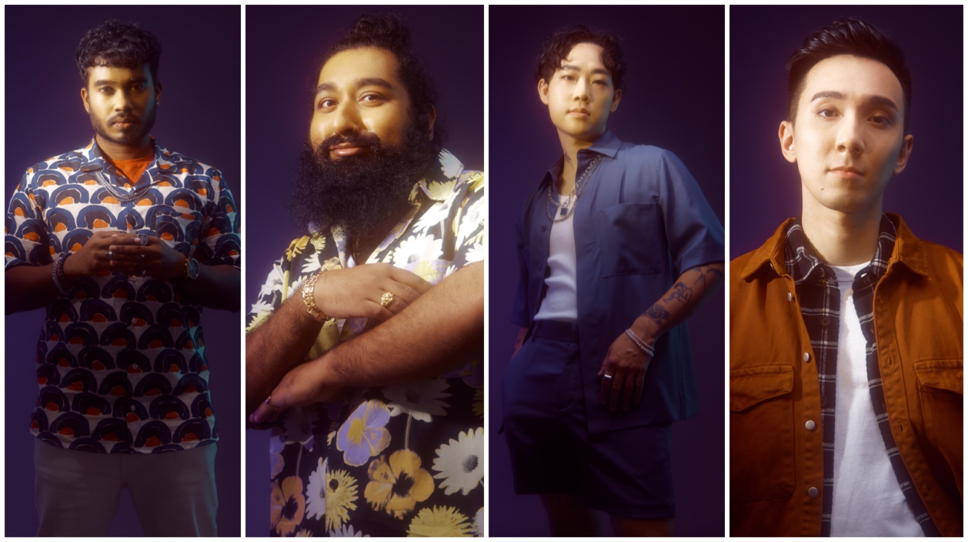 Get the lowdown on the boys from Team South-Central: (from left) artists Jaarvis, Daniel Sid and Jaye, and producer J. Son.