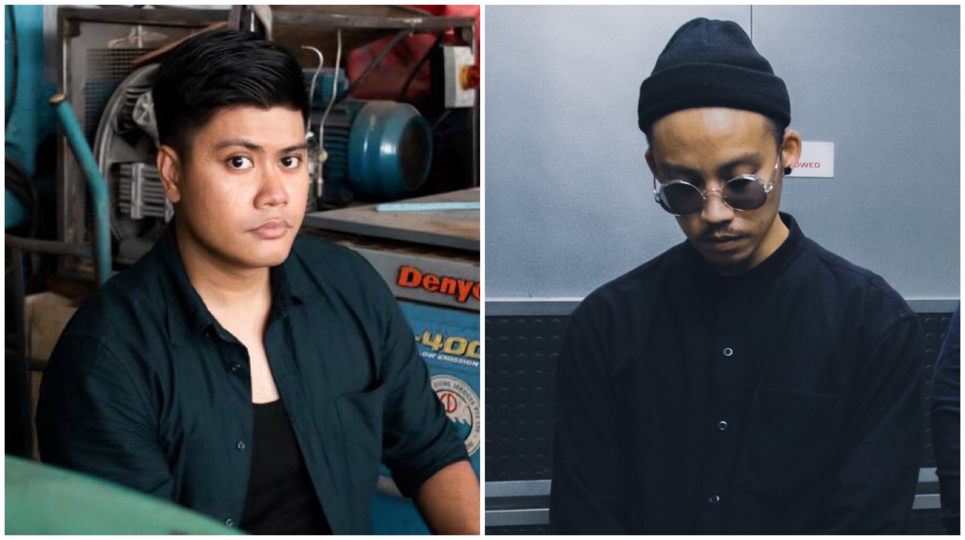 Rapper FRGN (left) raps it up with Charles ENERO in a depiction of betrayal, rivalry and loneliness.