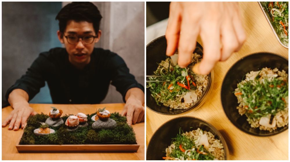 Law Jia-Jun (left) is the chef-owner of the cosy 8-seater Joo Chiat joint located inside 808 Eating House.